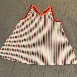 Girls striped tank top.  NWOT.  Size 7-8